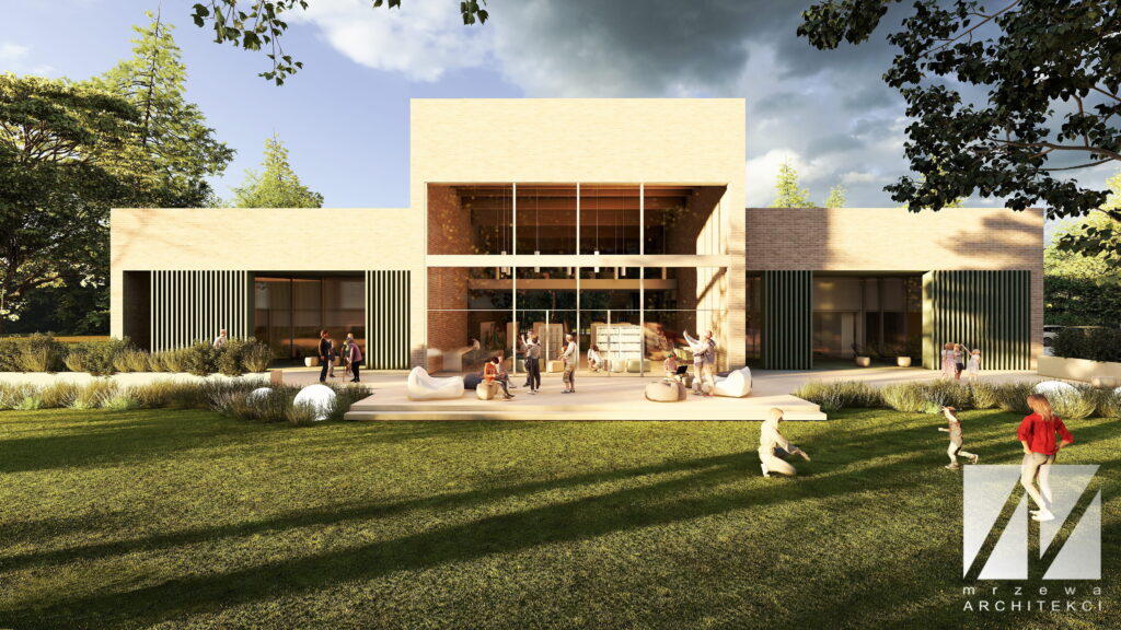 WARSZAWA – BUDYNEK BIBLIOTEKI PUBLICZNEJ WESOŁA